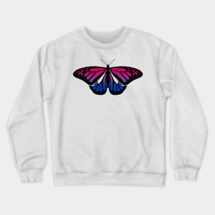 Bisexual Pride Butterfly Crewneck Sweatshirt